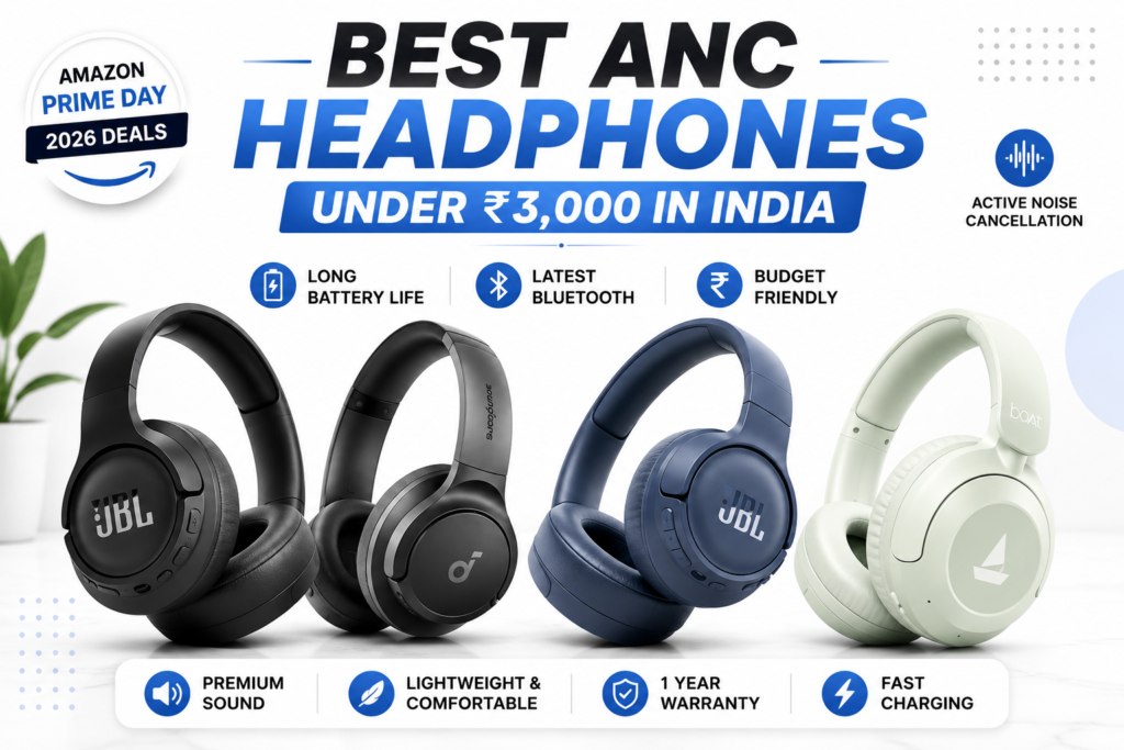 Best ANC Headphones Under ₹3,000